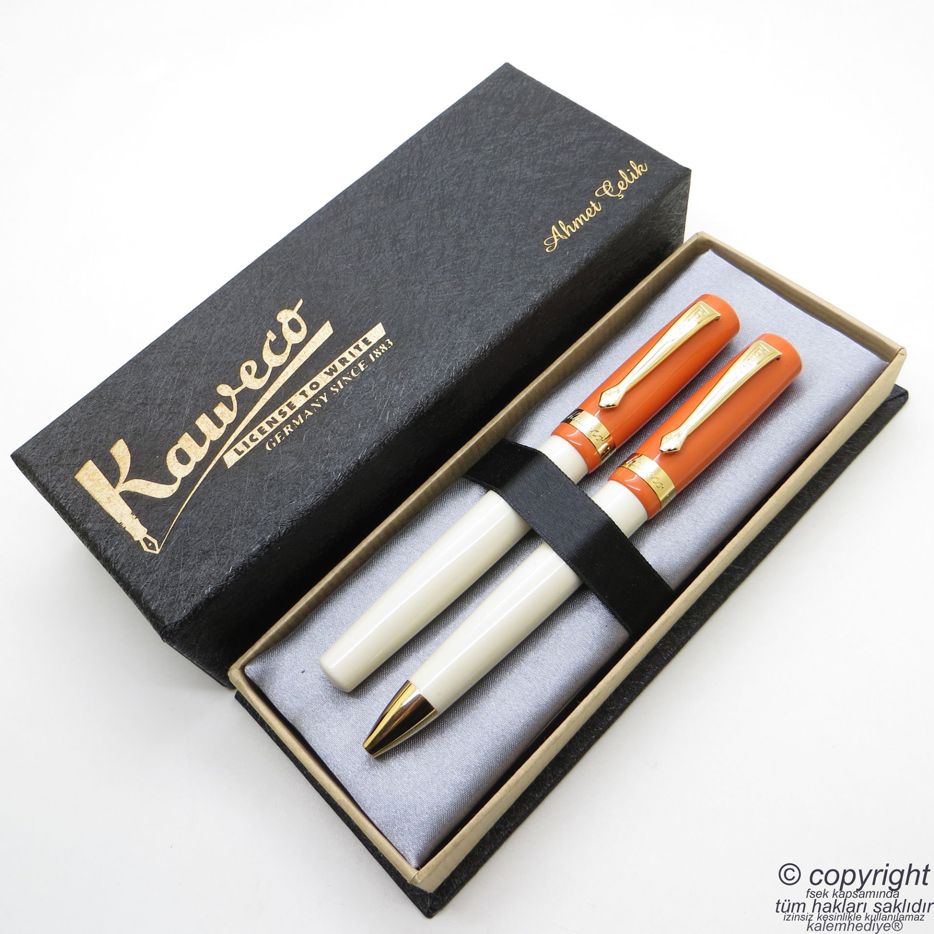 Kaweco 70'S Soul Kalem Seti | Roller Kalem + Tükenmez Kalem Set | İsme Özel Kalem