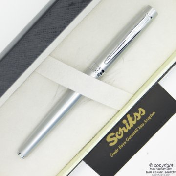 Scrikss 38 Mat Krom Dolma Kalem | Scrikss Kalem | İsme Özel Kalem | Hediyelik Kalem