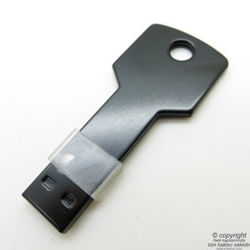 PG-82S Kişiye Özel 16Gb. Anahtar Usb Bellek Metal Mat Siyah | İsme Özel Usb Bellek | Hediyelik Usb Flash Bellek