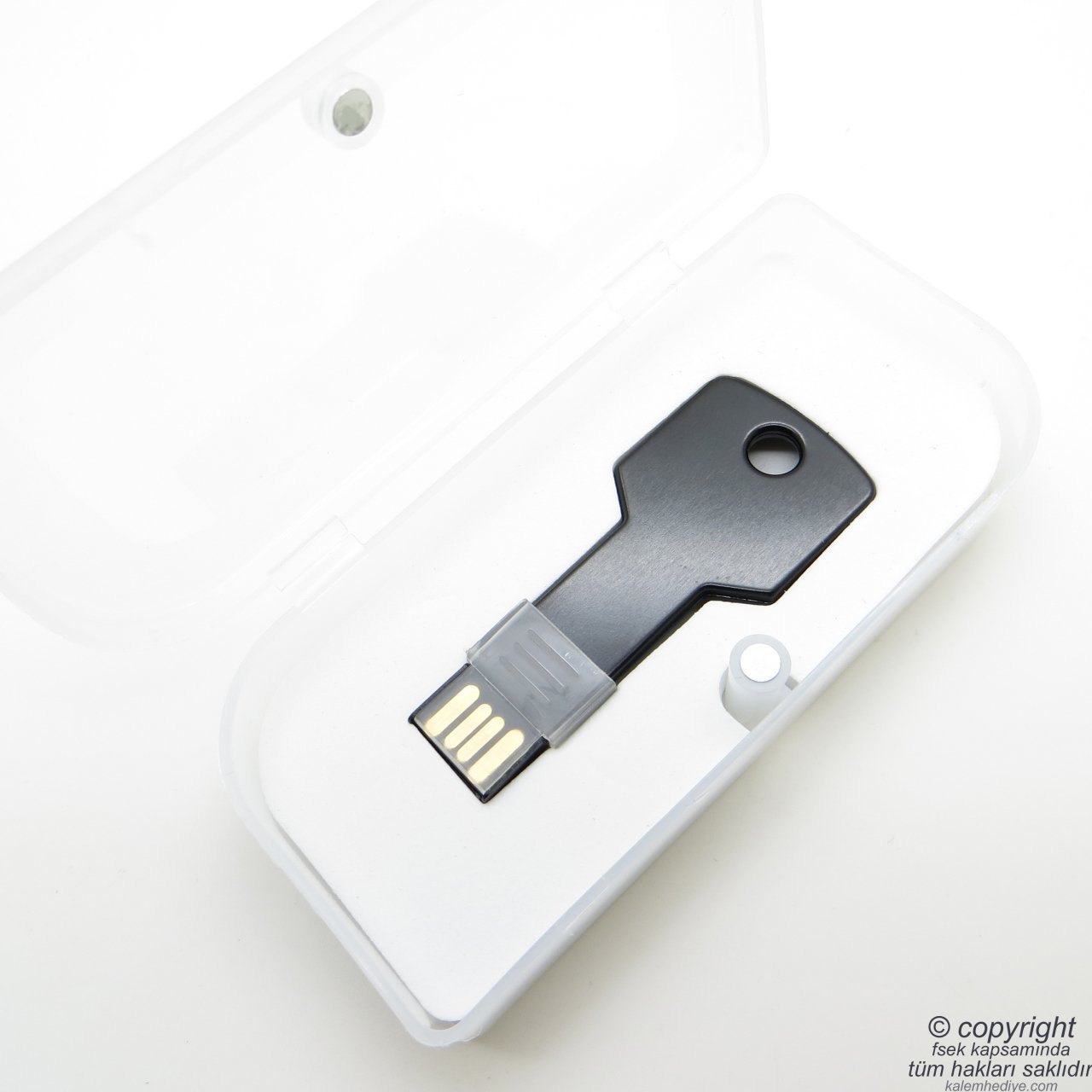 PG-82S Kişiye Özel 16Gb. Anahtar Usb Bellek Metal Mat Siyah | İsme Özel Usb Bellek | Hediyelik Usb Flash Bellek