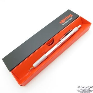 Rotring 800 Mekanik Kurşun Kalem, Krom 0.7 mm | İsme Özel Kalem