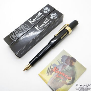 Kaweco 10000000 Klasik Sport Dolma Kalem Siyah Medium Uç | İsme Özel Kalem