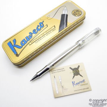 Kaweco Student 10001192 İsme Özel Şeffaf Roller Kalem | İsme Özel Kalem
