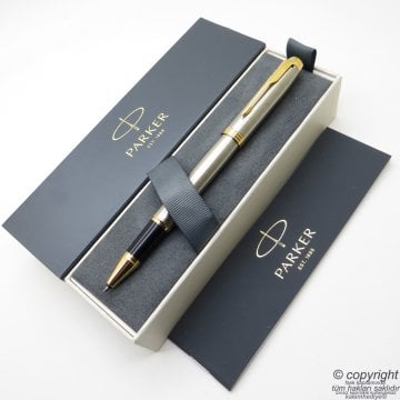 Parker IM Brushed Altın Roller Kalem | İsme Özel Kalem