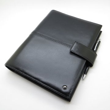 Scrikss Hakiki Deri 24x19 A5 Organizer Yumuşak Deri Siyah + Kalem | İsme Özel