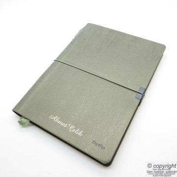 Scrikss İsme Özel Verona Defter + Kalem Hediyelik Set - SG182 İsme Özel Defter Set