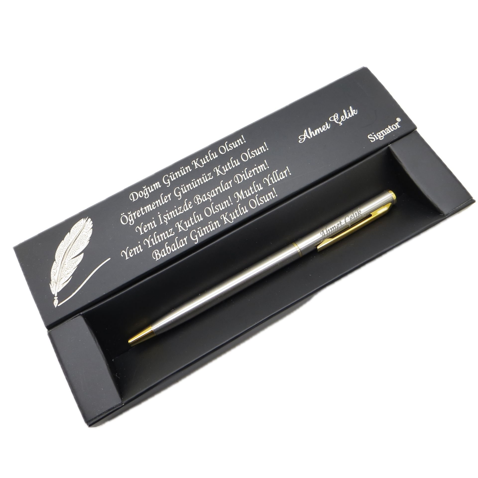 Signator® C517 Slim SS GT Tükenmez Kalem | İsme Özel Kalem | Hediyelik Kalem