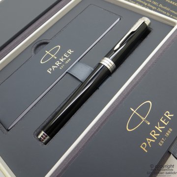 Parker Premier Core Siyah Roller Kalem | Parker Kalem | İsme Özel Kalem | Hediyelik Kalem