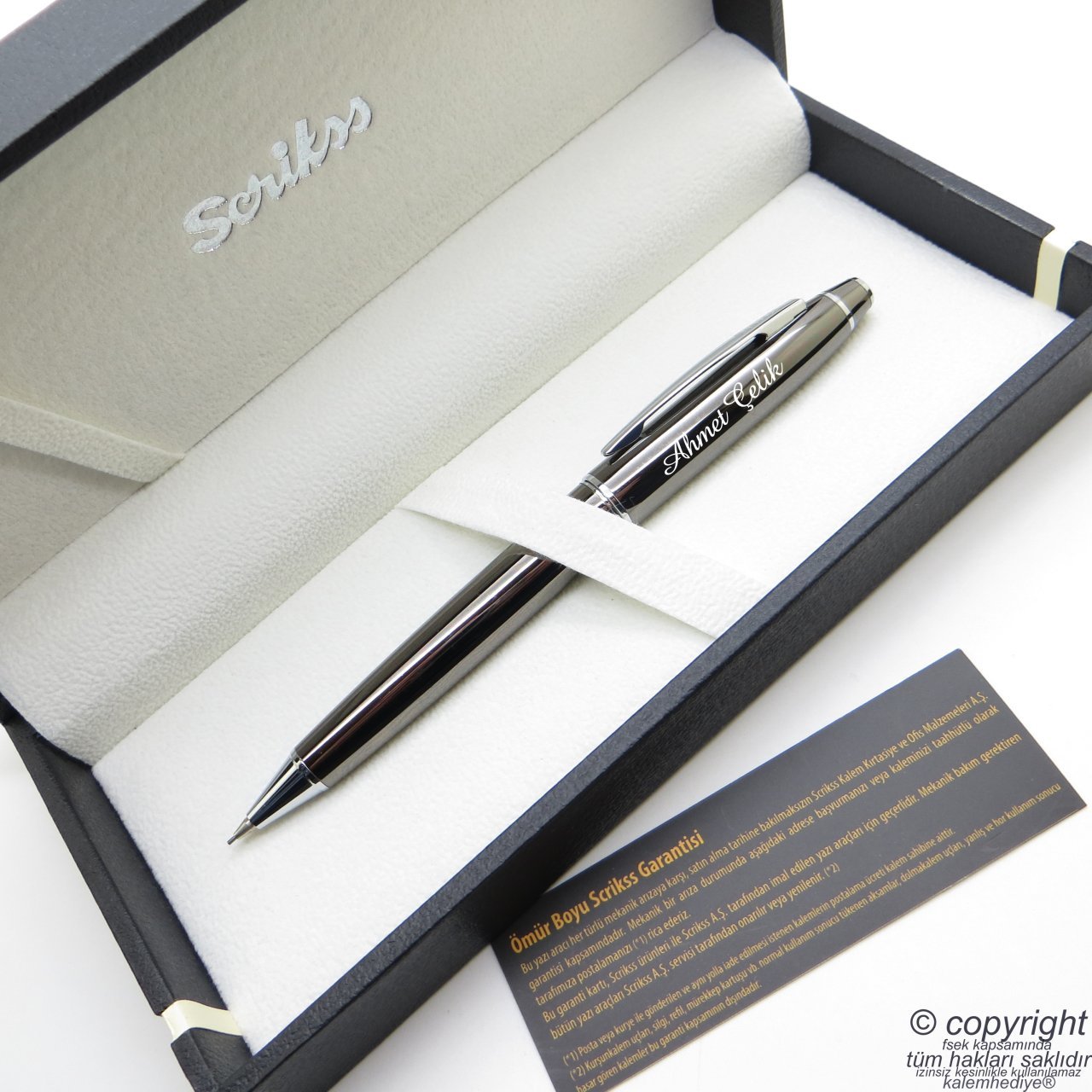 Scrikss 35 Titanium Versatil Kalem | Scrikss Kalem | İsme Özel Kalem | Hediyelik Kalem