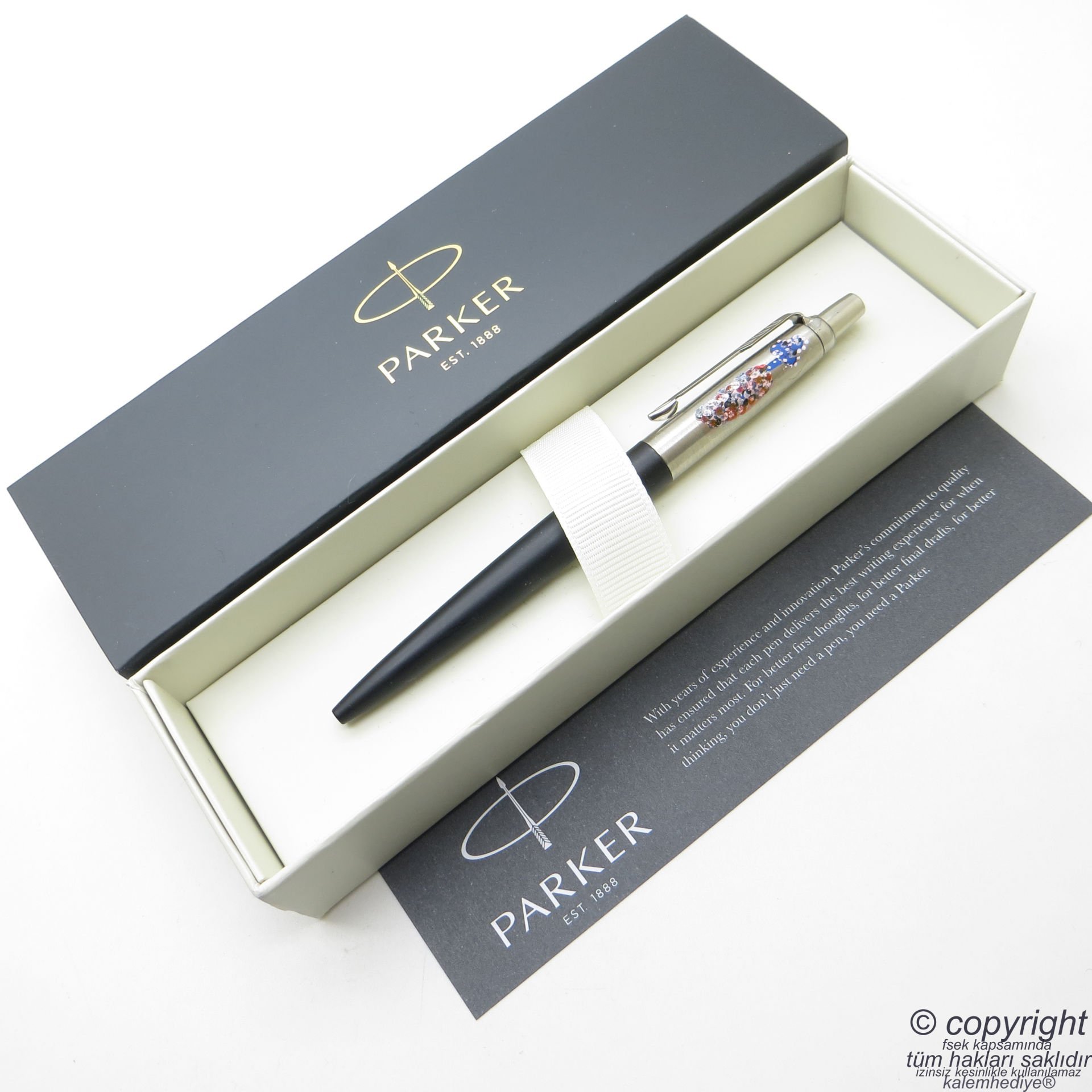 Parker Sanatsal Çizimli Tükenmez Kalem | Benzersiz üründür. Yalnızca bir adet bulunmaktadır