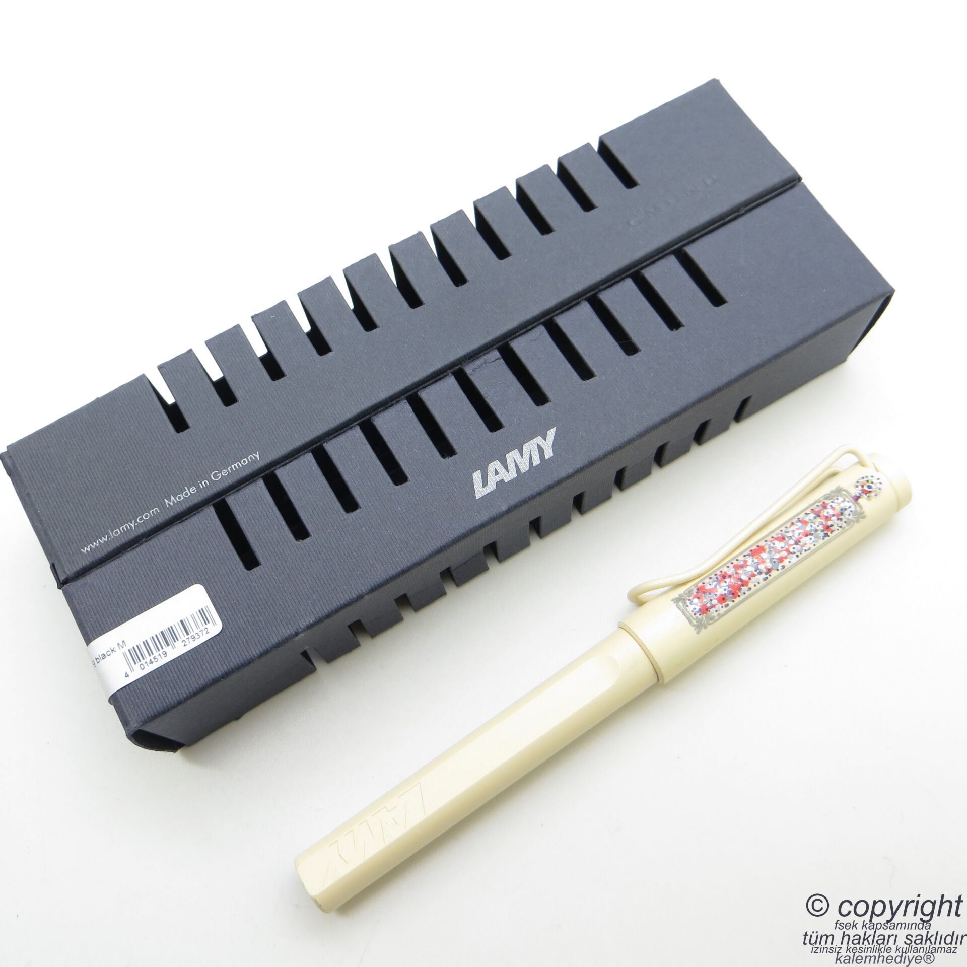 Lamy Sanatsal Çizimli Cream Roller Kalem | Benzersiz üründür. Yalnızca bir adet bulunmaktadır