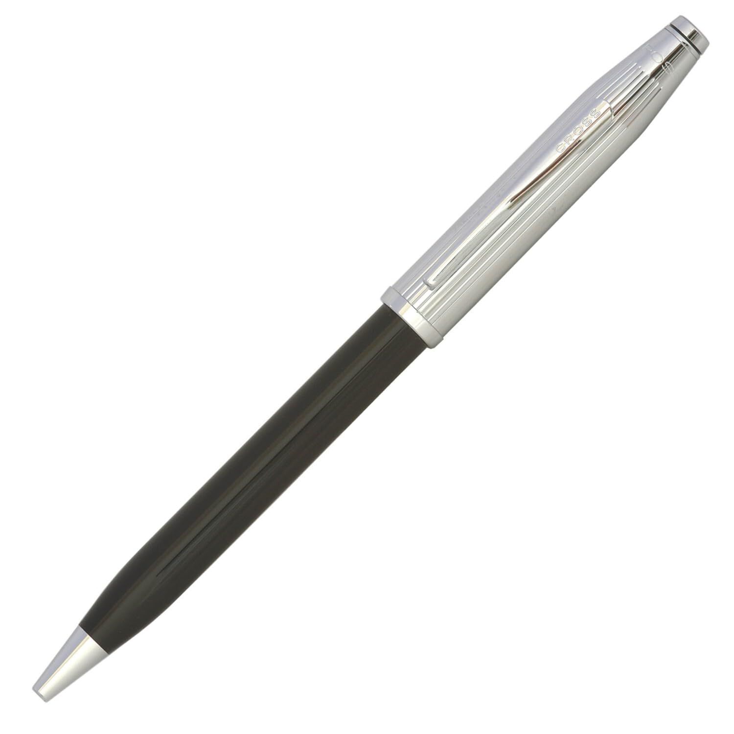 Cross Century II, Chrome and Translucent Black Lacquer, Ballpoint Pen (AT0082WG-42)