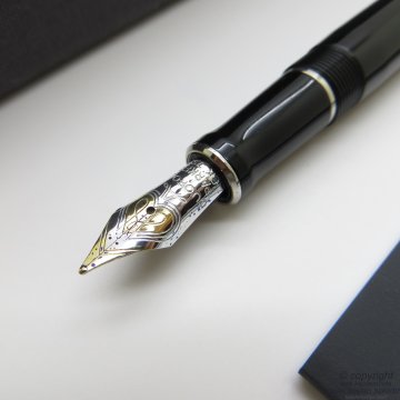 Parker Duofold Siyah CT 18K Altın Uç Dolma Kalem | Parker Kalem | İsme Özel Kalem | Hediyelik Kalem
