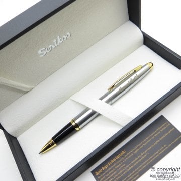 Scrikss 88 Gold Krom Roller Kalem | Scrikss Kalem | İsme Özel Kalem | Hediyelik Kalem