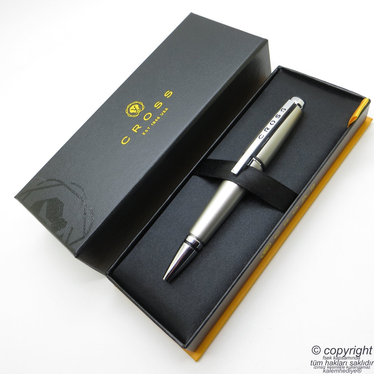 Cross Edge Roller Titanium Krom AT0555-5 | Cross Kalem | İsme Özel Kalem