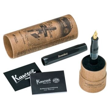 Kaweco Piston Sport Classic Dolma Kalem F Uç Black Gold 11000335