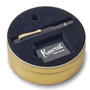 Kaweco AL Sport Dolma Kalem  Black-Gold 11000327