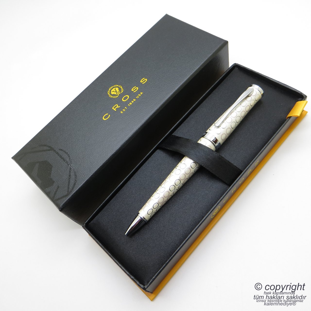 Cross Sauvage Ivory Forever Pearl Tükenmez Kalem AT0312-13 | Cross Kalem | İsme Özel Kalem