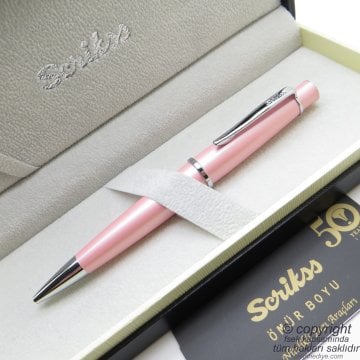 Scrikss 62 Pembe Tükenmez Kalem | Scrikss Kalem | İsme Özel Kalem | Hediyelik Kalem