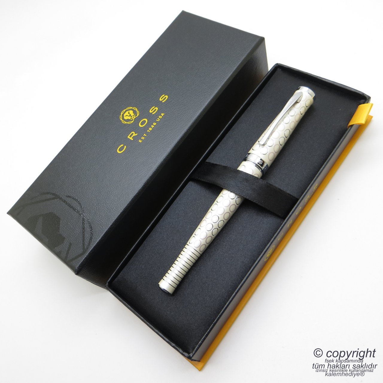 Cross Sauvage Ivory Forever Pearl Roller Kalem AT0315-13 | Cross Kalem | İsme Özel Kalem