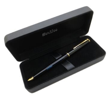 Scrikss Nostalji 85 Siyah Altın Kendinden Pistonlu/Mürekkep Hazneli Dolma Kalem Eski Üretim