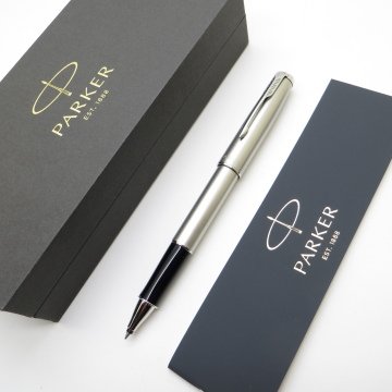 Parker Sonnet Essential SS CT Roller Kalem | İsme Özel Kalem | Hediyelik Kalem