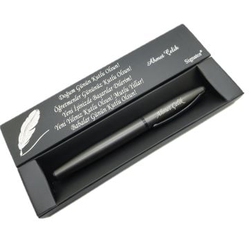 Signator® C591 Mat Füme Roller Kalem | İsme Özel Kalem | Hediyelik Kalem
