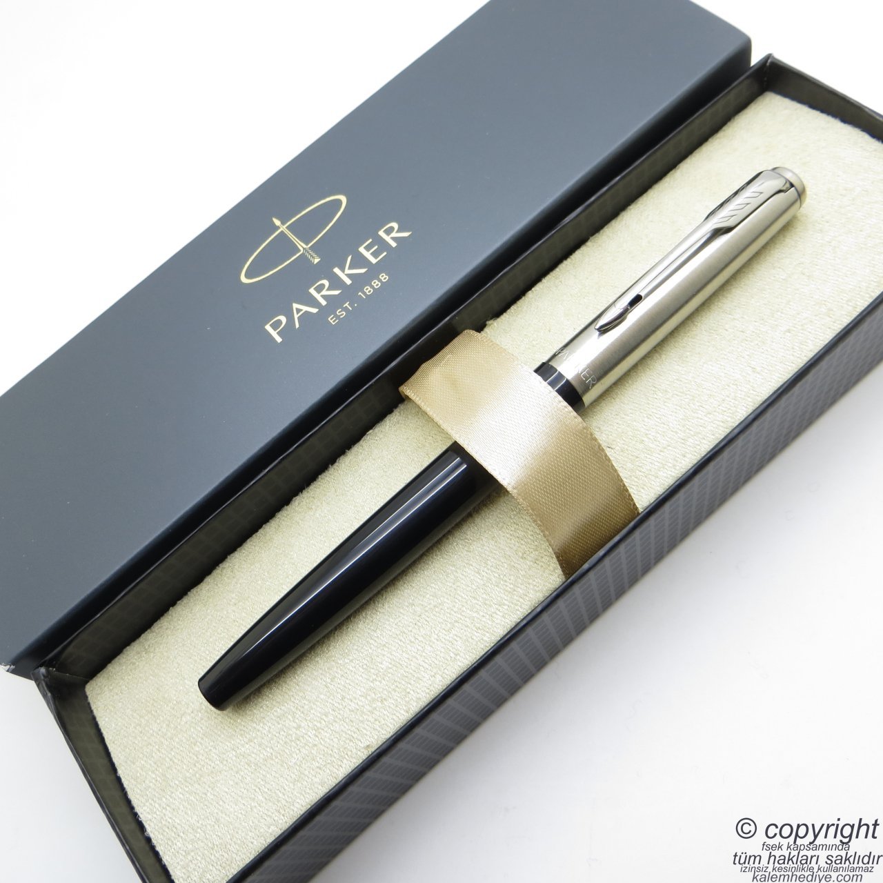 Parker Jotter Original Siyah Dolma Kalem | İsme Özel Kalem | Hediyelik Kalem