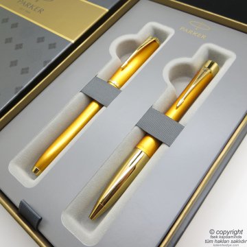 Parker Urban Premium Desenli Metal Dolma Kalem + Tükenmez Kalem | İsme Özel Kalem | Hediyelik Kalem