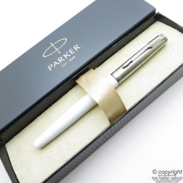 Parker Jotter Original Beyaz Dolma Kalem | İsme Özel Kalem | Hediyelik Kalem