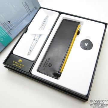 Cross TrackR ATX Dolma Kalem + Kılıf Seti | Cross Kalem | İsme Özel Kalem