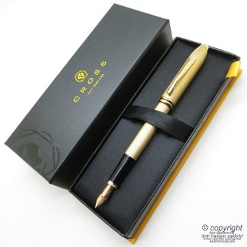 Cross Townsend Limited Edition 23 Ayar Altın Kaplama Dolma Kalem AT0046B-32MD-FD | Cross Kalem | İsme Özel Kalem
