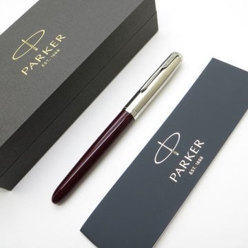 Parker 51 Bordo CT Dolma Kalem, F uç | İsme Özel Kalem | Hediyelik Kalem