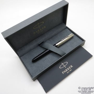 Parker 51 Siyah CT Dolma Kalem, F uç | İsme Özel Kalem | Hediyelik Kalem