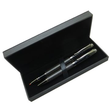 Signator® M470 Karbon Titanyum Kalem Seti - Roller Kalem + Tükenmez Kalem | İsme Özel Kalem | Hediyelik Kalem