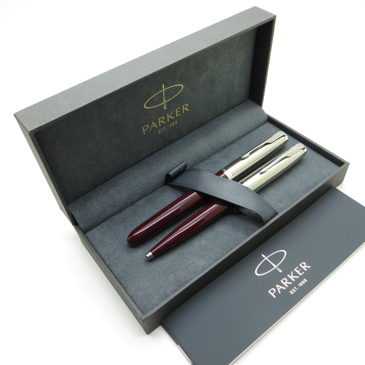Parker Retro 51 Bordo Dolma Kalem + Tükenmez Kalem Set | İsme Özel Kalem | Hediyelik Kalem