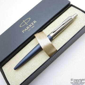 Parker Jotter Metal XL Mat Mavi Tükenmez Kalem | İsme Özel Kalem | Hediyelik Kalem