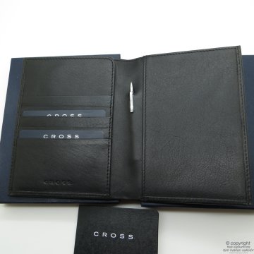 Cross Deri Pasaport Cüzdanı & İsme Özel Mini Kalem | Cross | İsme Özel Kalem
