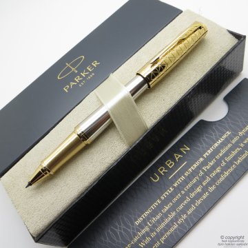 Parker Urban Premium Altın Yaldız Roller Kalem | İsme Özel Kalem