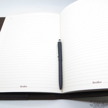 Scrikss İsme Özel Portföy + Kalem Hediyelik Set Kahve - SG188 İsme Özel Defter Set