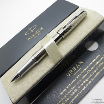 Parker Urban Premium Gümüş Yaldız Roller Kalem | İsme Özel Kalem