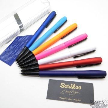 Scrikss Karnaval Turuncu Roller Kalem | Scrikss Kalem | İsme Özel Kalem | Hediyelik Kalem