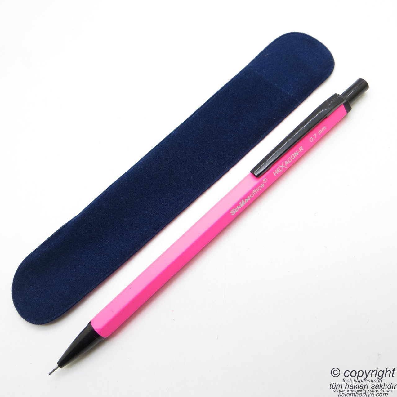 Scrikss Hexagon-R 0.5mm Pembe | İsme Özel Kalem