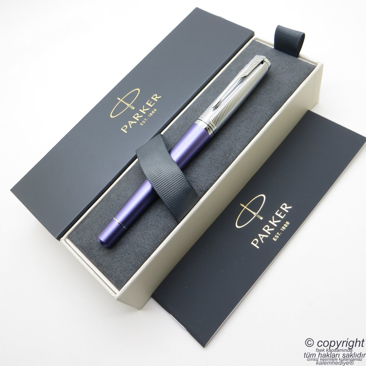Parker Urban Premium Eflatun Roller Kalem | İsme Özel Kalem