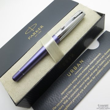 Parker Urban Premium Eflatun Roller Kalem | İsme Özel Kalem