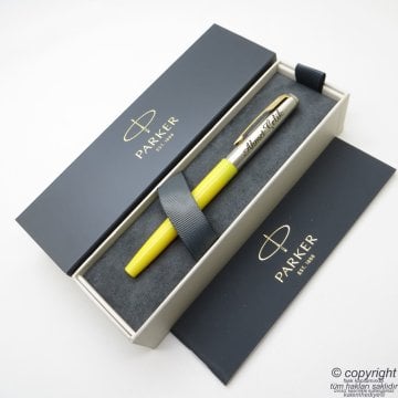 Parker Jotter Original Sarı GT Roller Kalem | İsme Özel Kalem | Hediyelik Kalem