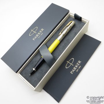 Parker Jotter Original Sarı GT Roller Kalem | İsme Özel Kalem | Hediyelik Kalem