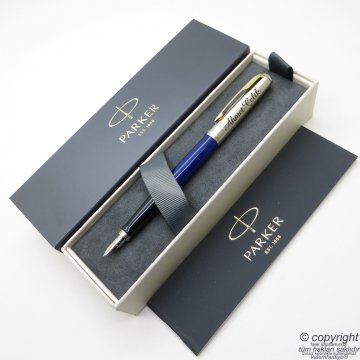 Parker Jotter Original Lacivert GT Dolma Kalem | İsme Özel Kalem | Hediyelik Kalem