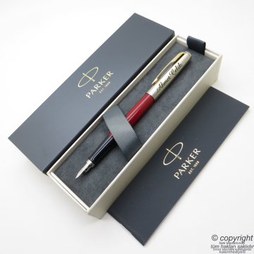 Parker Jotter Original Bordo GT Dolma Kalem | İsme Özel Kalem | Hediyelik Kalem