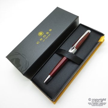 Cross Apogee Kırmızı Lacquer Dolma Kalem AT0126-3 |Cross Kalem| İsme Özel Kalem